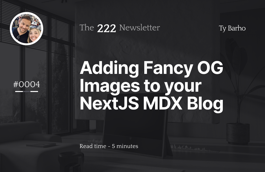 Adding Fancy OG Images to your NextJS MDX Blog