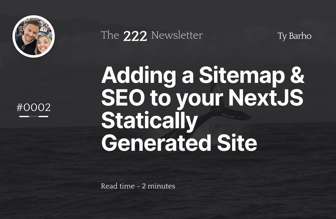 Adding a Sitemap & SEO to your NextJS Statically Generated Site