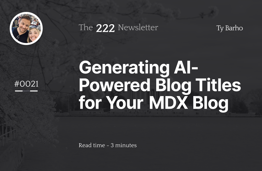 Generating AI-Powered Blog Titles for Your MDX Blog