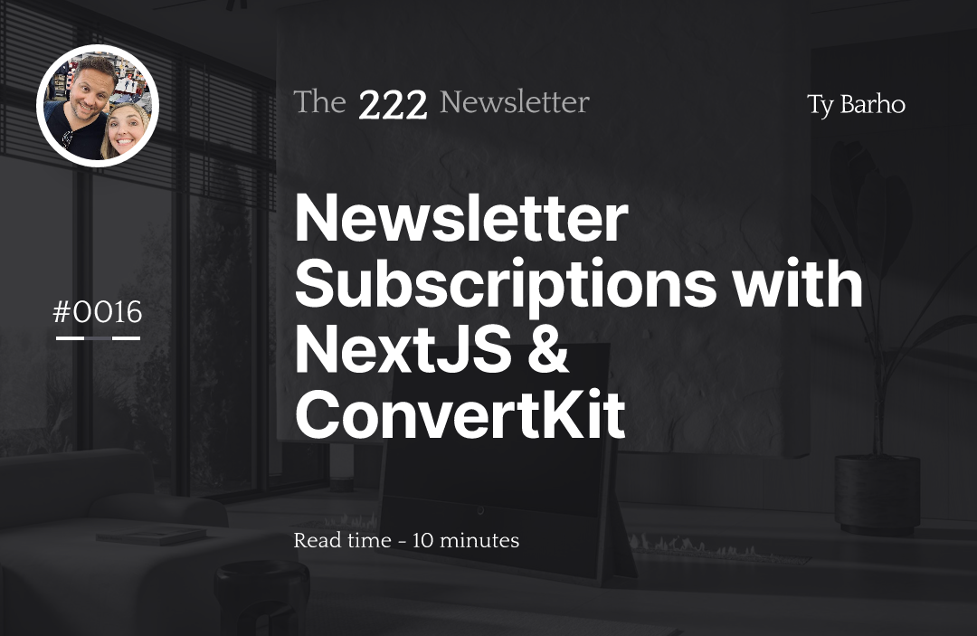 Newsletter Subscriptions with NextJS & ConvertKit